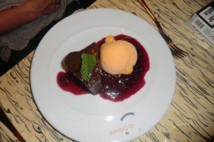 Restaurante O Caçula | Quente e Frio de Chocolate com Tangerina