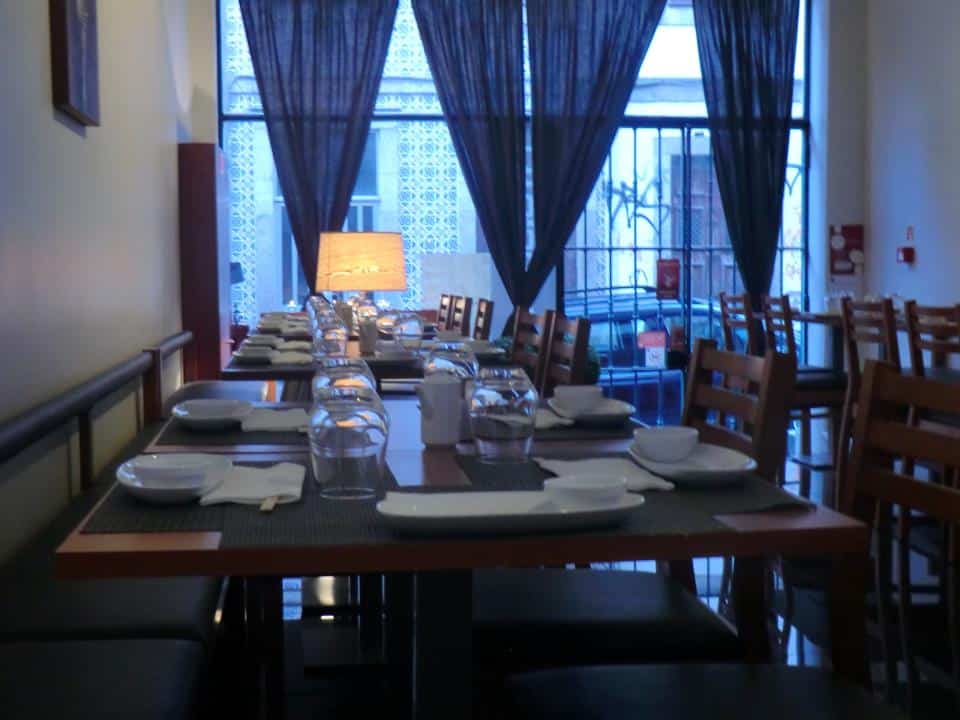 A sala do Restaurante Loureiro